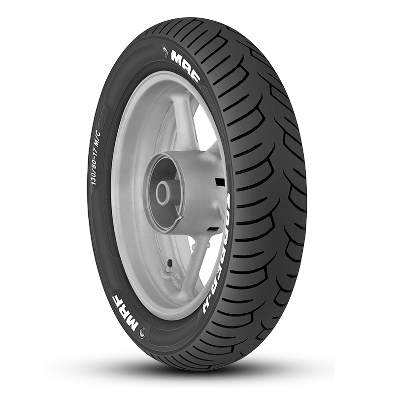 MRF 130 80 17 65S ZAPPER H TL High Quality 2 Wheeler Tyres